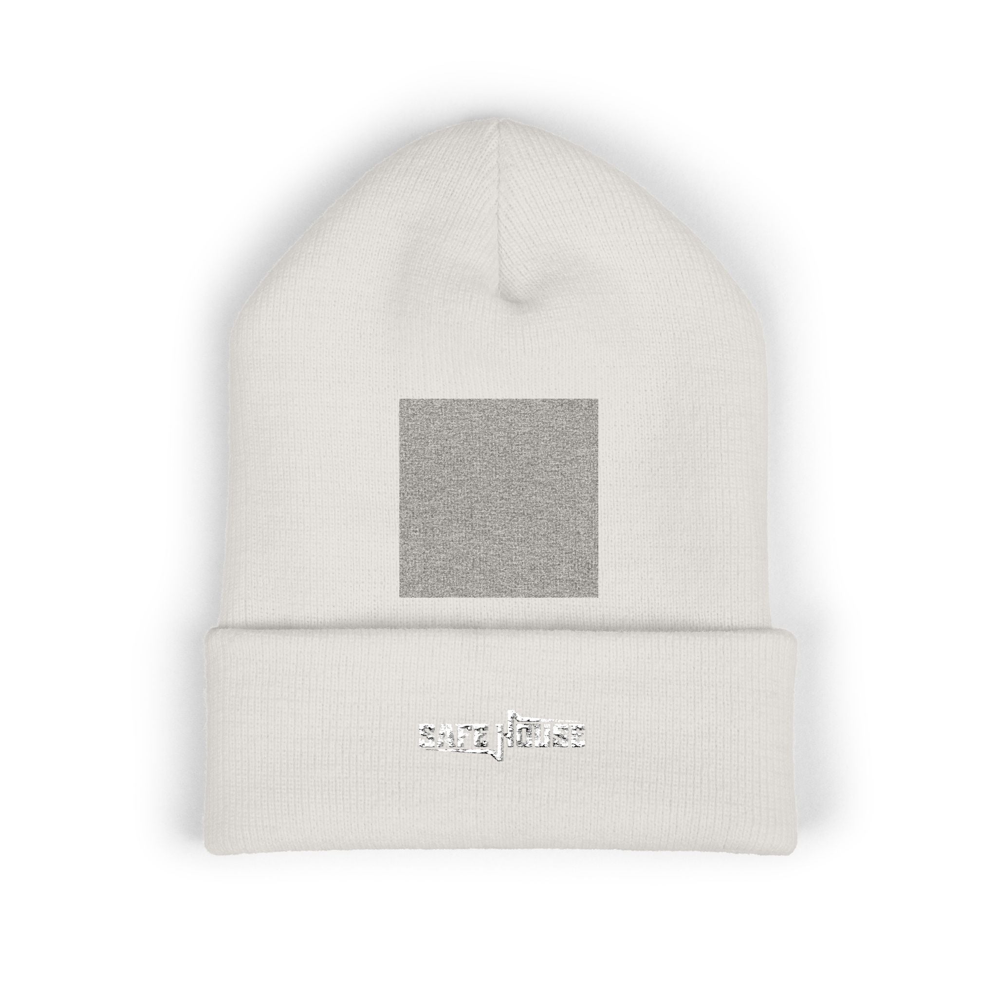 Embroidered "Safe House" Beanie