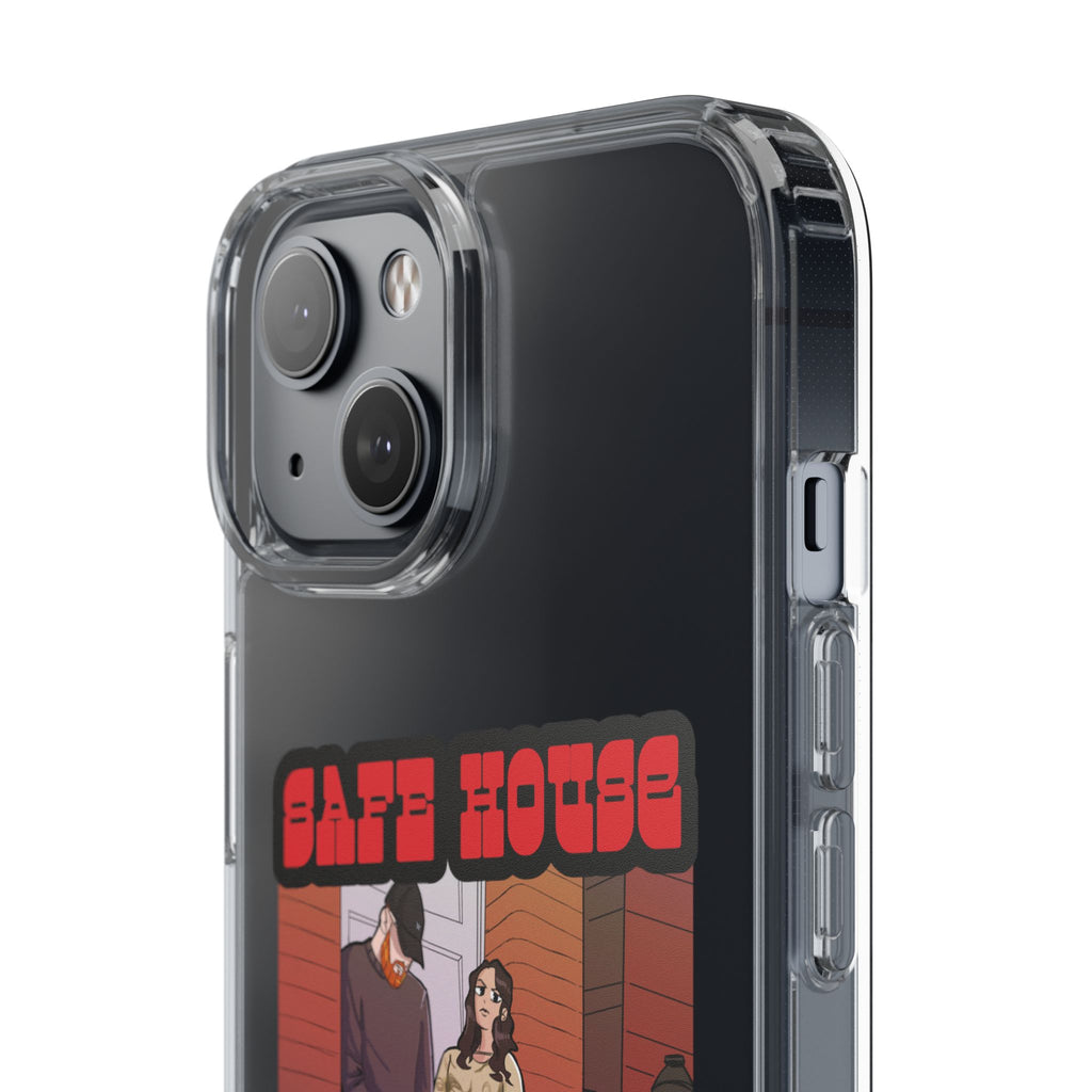 Phone Case — 'Safe House Paranoid' Clear Protective Case (Illustrated Band Art)