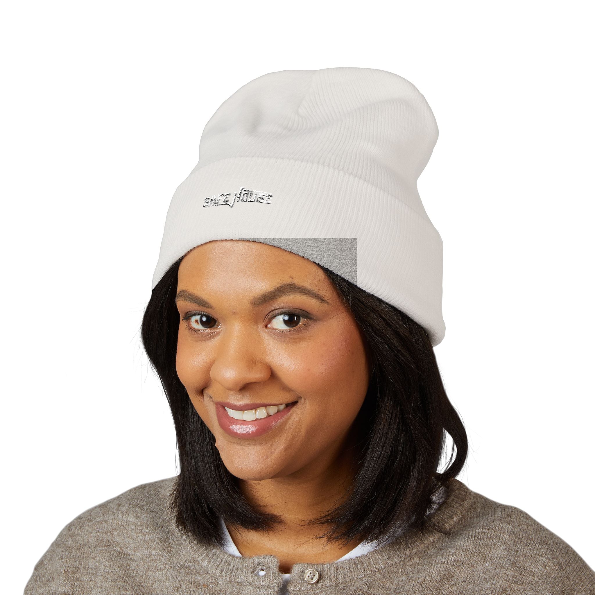Embroidered "Safe House" Beanie