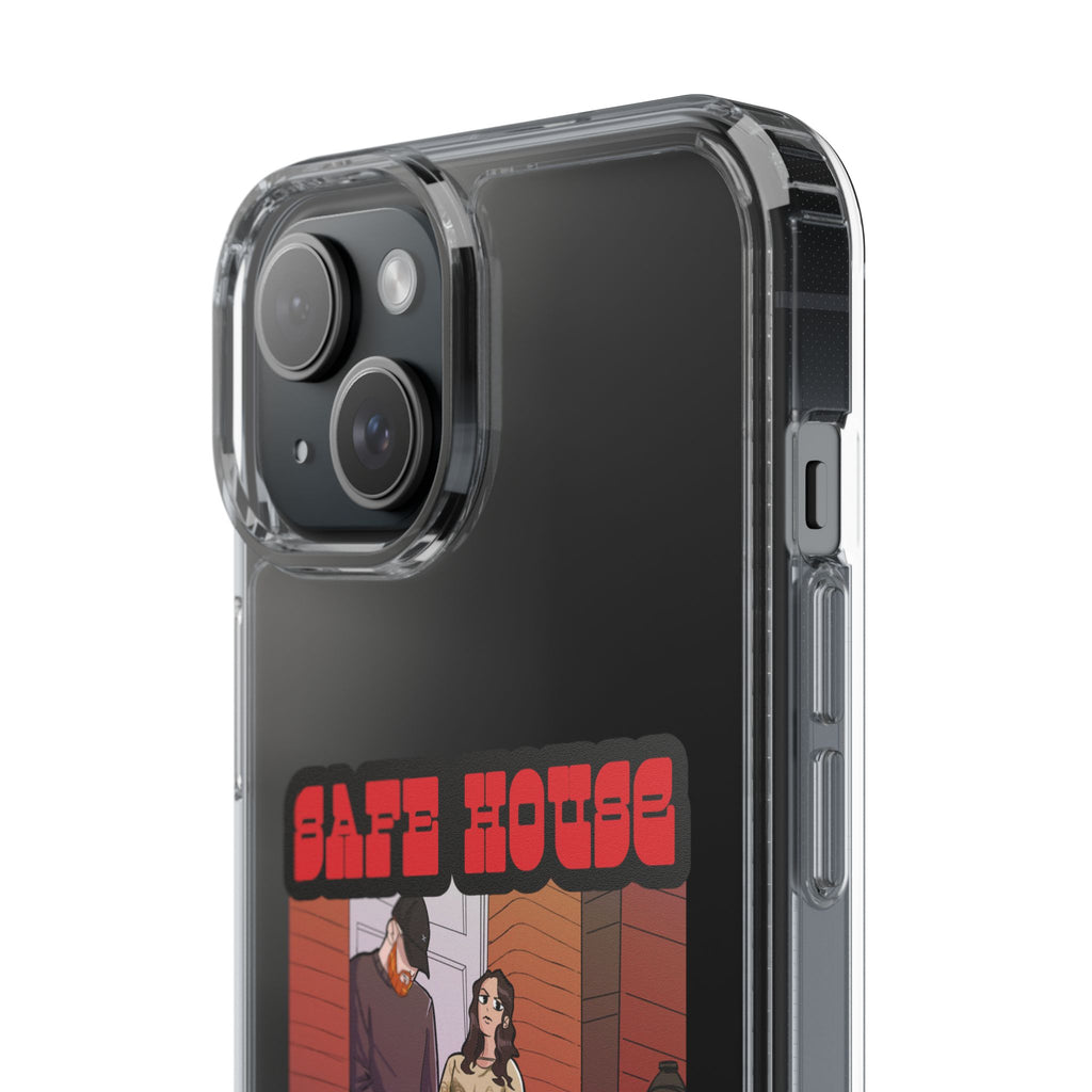 Phone Case — 'Safe House Paranoid' Clear Protective Case (Illustrated Band Art)