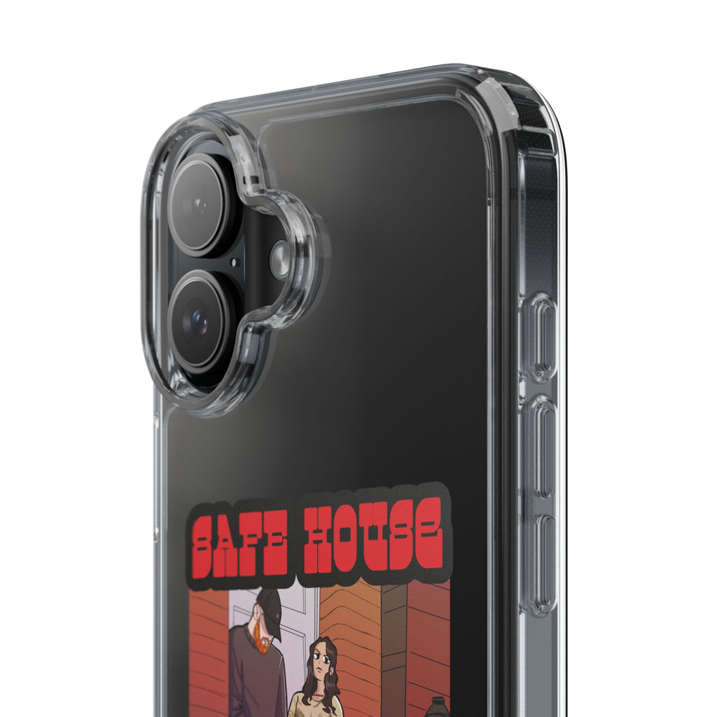 Phone Case — 'Safe House Paranoid' Clear Protective Case (Illustrated Band Art)