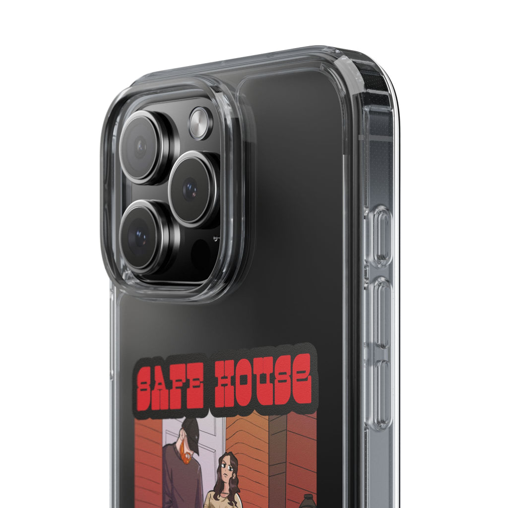 Phone Case — 'Safe House Paranoid' Clear Protective Case (Illustrated Band Art)