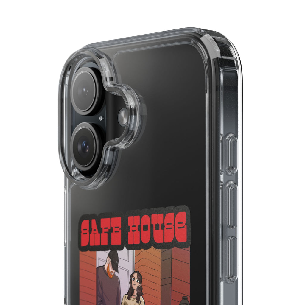 Phone Case — 'Safe House Paranoid' Clear Protective Case (Illustrated Band Art)