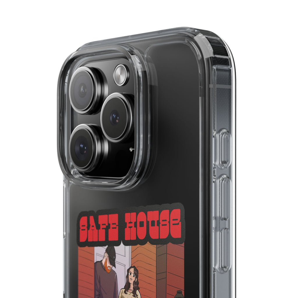 Phone Case — 'Safe House Paranoid' Clear Protective Case (Illustrated Band Art)